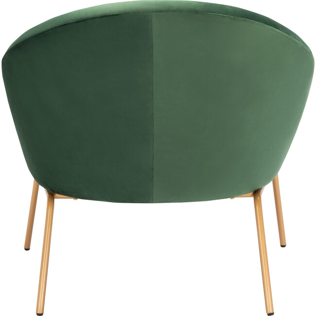 Mandi Velvet Accent Chair, Emerald - Accent Seating - 5