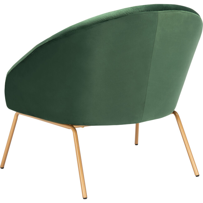 Mandi Velvet Accent Chair, Emerald - Accent Seating - 6
