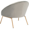 Mandi Velvet Accent Chair, Grey - Accent Seating - 6