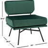 Kermit Accent Chair, Emerald - Accent Seating - 7