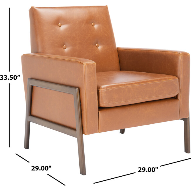 Roald Sofa Accent Chair, Natural - Accent Seating - 7