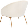 Mandi Velvet Accent Chair, White - Accent Seating - 6