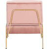 Romilly Velvet Accent Chair, Blush - Accent Seating - 6