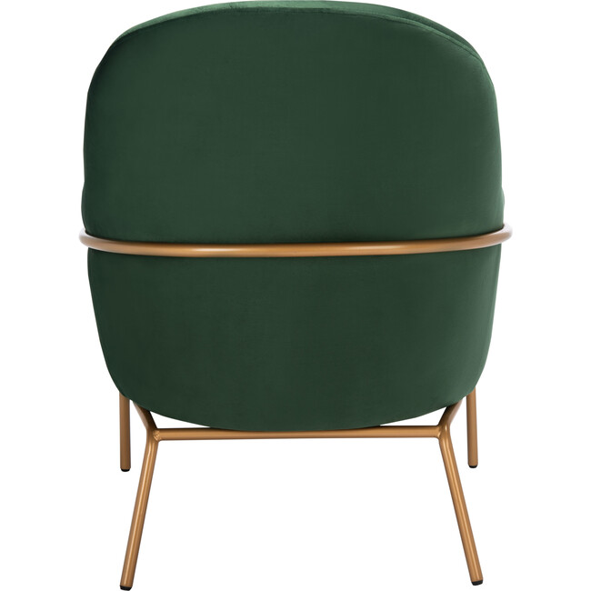 Eleazer Velvet Accent Chair, Emerald - Accent Seating - 5
