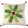 Holly Pinwheel 10" Pillow - Accents - 1 - thumbnail