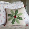 Holly Pinwheel 10" Pillow - Accents - 2