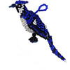 Beaded Blue Jay Ornament - Ornaments - 1 - thumbnail