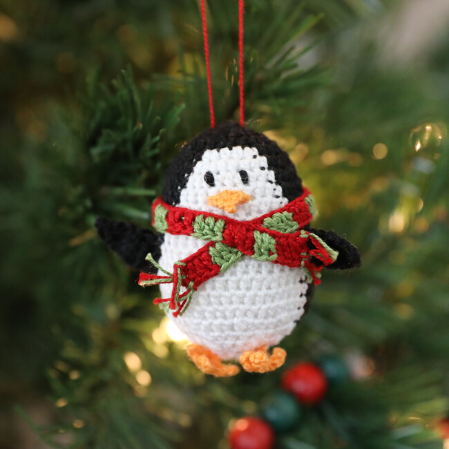 Crochet Penguin Ornament - Ornaments - 2