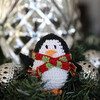 Crochet Penguin Ornament - Ornaments - 3