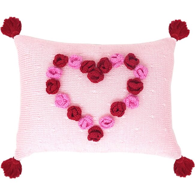 Flower Heart Pillow