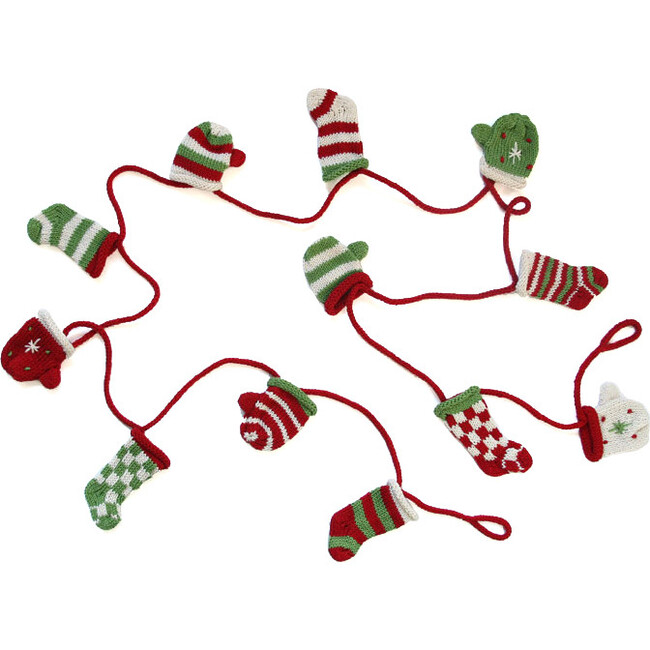 Garland with Stockings & Mittens