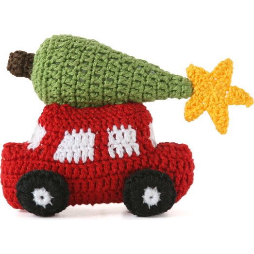 Car with Christmas Tree Ornament - Melange Collection Ornaments ...