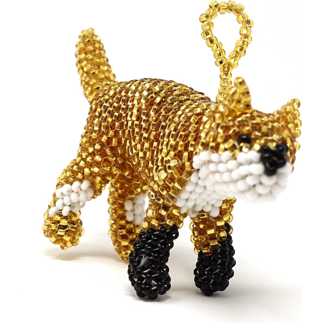 Beaded Fox Ornament - Ornaments - 1