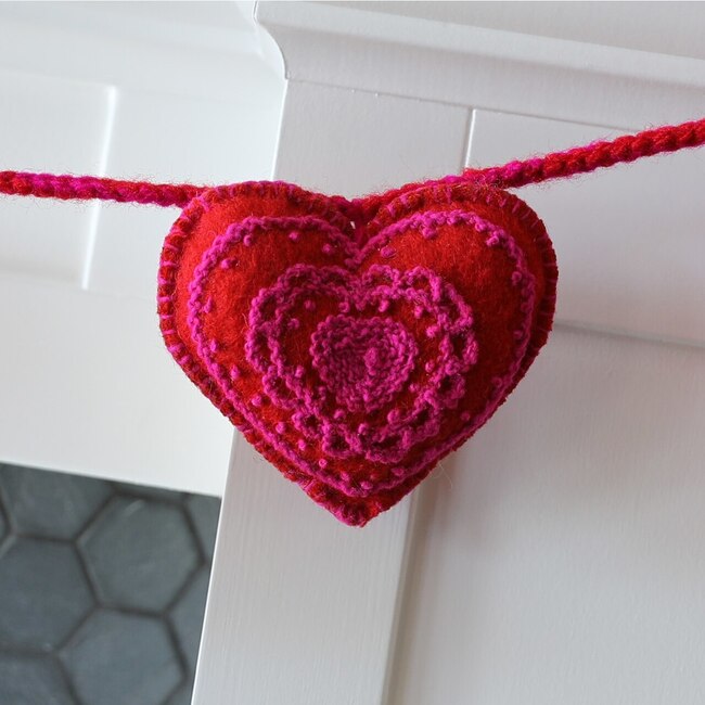 Valentine Garland, Pink - Garlands - 3