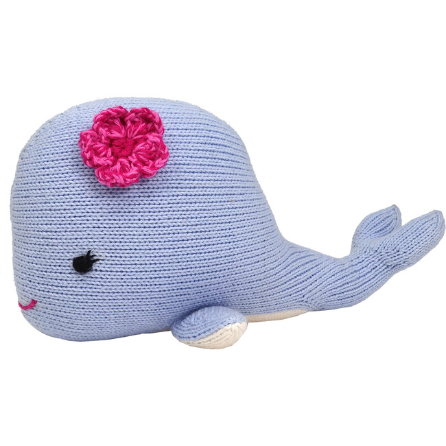 Whale with Flower Plush