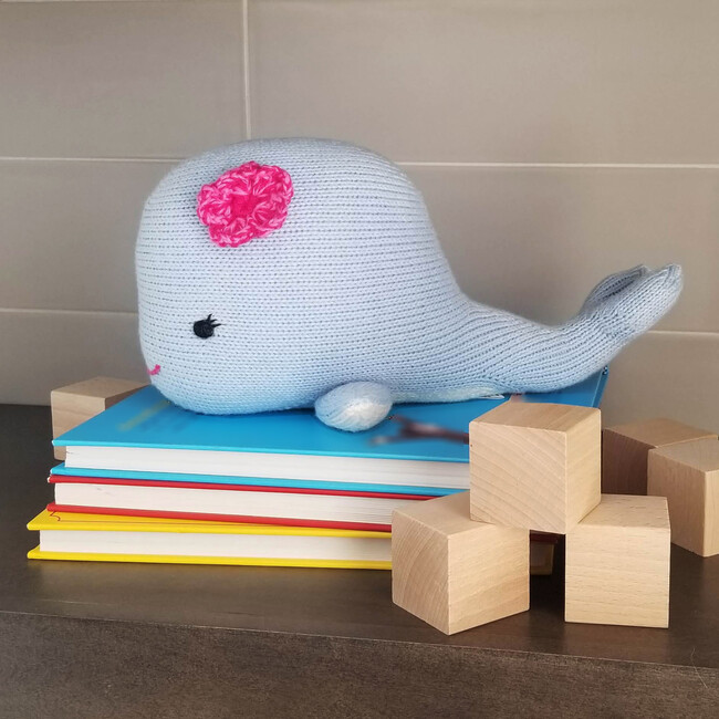 Whale with Flower Plush