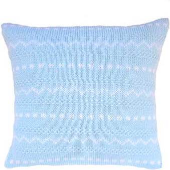Noel Baby Pillow, Blue - Decorative Pillows - 1