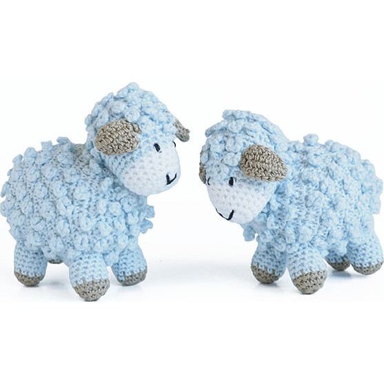 Little Crochet Sheep, Blue