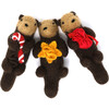Otter Ornament, Set of 3 - Ornaments - 1 - thumbnail