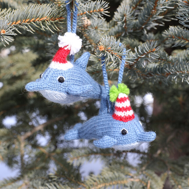 Dolphin Ornament, Set of 2 - Ornaments - 4