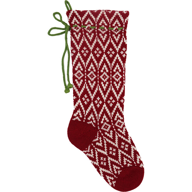 Red Patterned Stocking