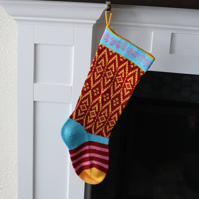 Colorful Stocking, Red