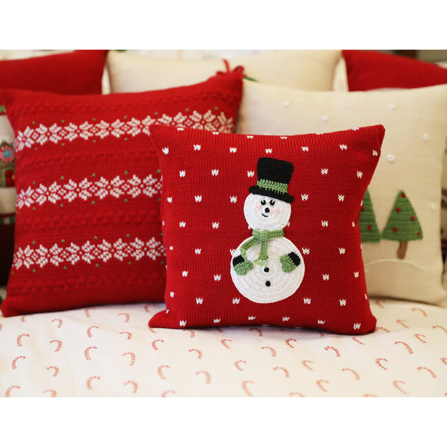 Snowman 10" Pillow - Accents - 3