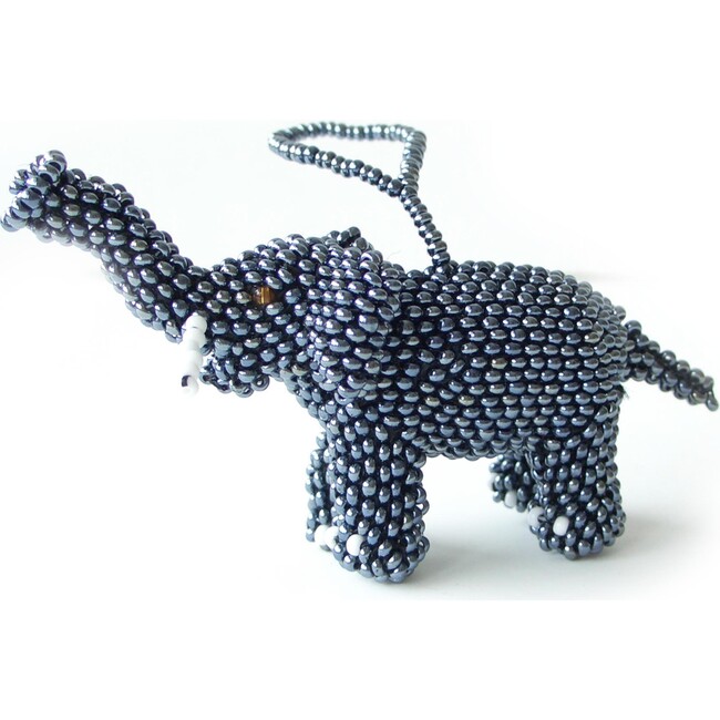 Beaded Elephant Ornament - Melange Collection Ornaments & Toppers ...