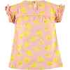 Ruffle Lemon Tunic, Pink - Tunics - 2