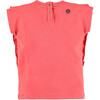 Ruffle Top, Pink - Shirts - 2 - thumbnail