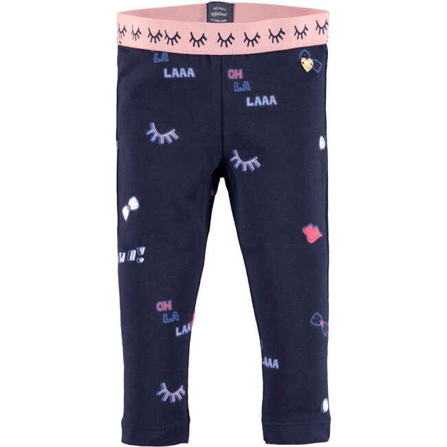 Oh La Laa Leggings, Navy - Leggings - 1