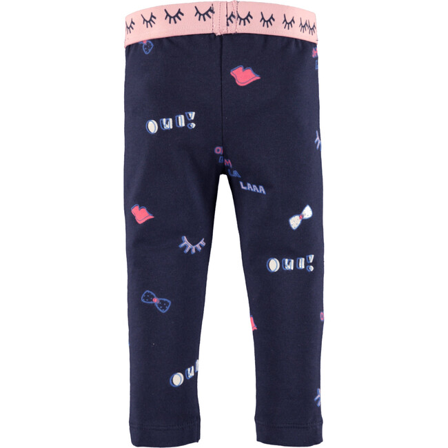 Oh La Laa Leggings, Navy - Leggings - 2