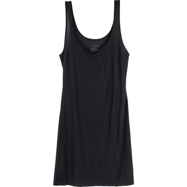 Women's Whipped Slip Dress, Black - Dresses - 1