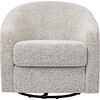Madison Swivel Glider, Black/White - Nursery Chairs - 1 - thumbnail