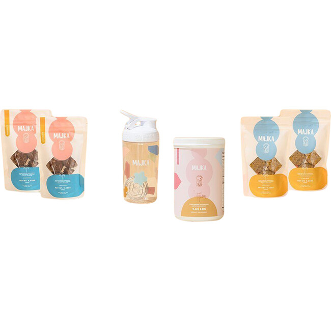 Nourishing Lactation Powder ( Green Vanilla ) + Shaker + Bites Bundle - Lactation Support - 1