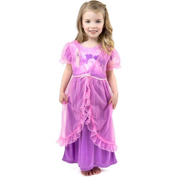 Rapunzel Night Gown with Pink Robe - Little Adventures Sleepwear ...