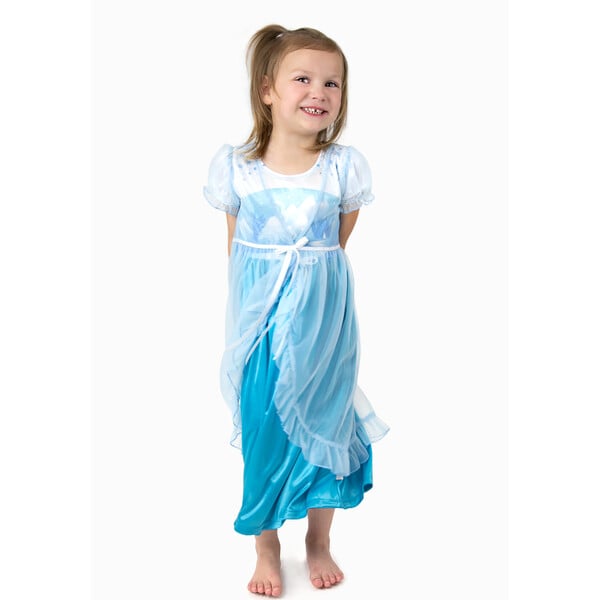 Ice Princess Nightgown With Blue Robe - Little Adventures Sleepwear ...