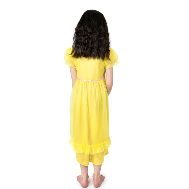 Yellow Beauty Nightgown With Yellow Rose