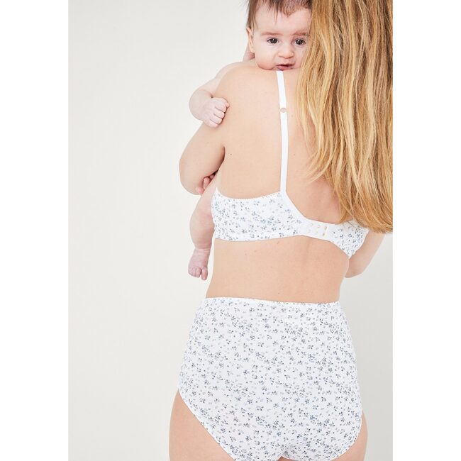 The Women's Everyday Nursing Bra, Ivory Ditsy - Bras - 4