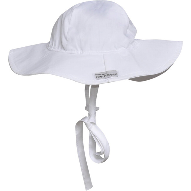 UPF 50+ Floppy Hat, White - Hats - 1
