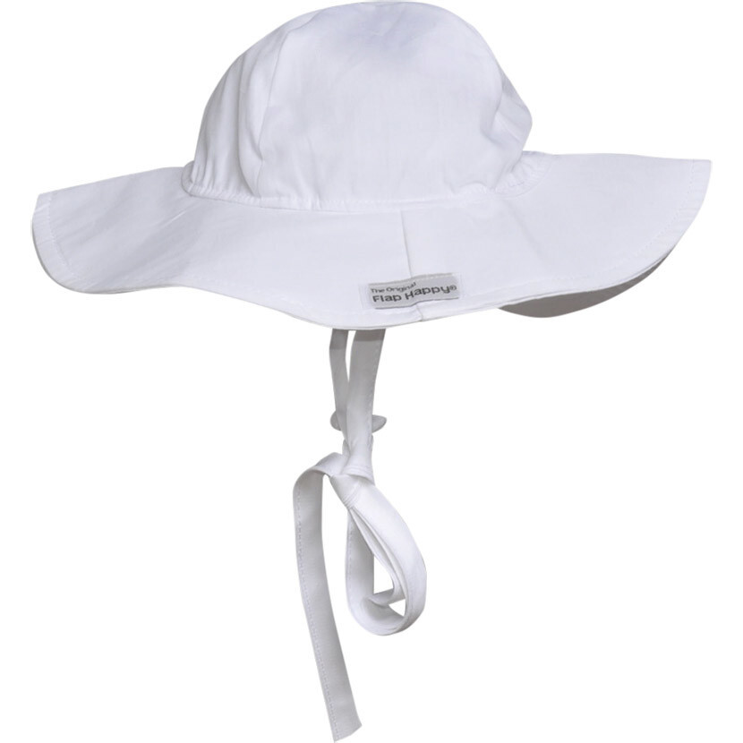 UPF 50+ Floppy Hat, White - Sun Hats - 1