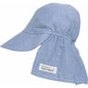 UPF 50+ Original Flap hat, Chambray - Sun Hats - 1 - thumbnail