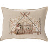 Bear Apothecary Tent Pocket Pillow - Decorative Pillows - 1 - thumbnail
