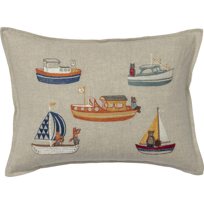 Boats Pillow, Multi - Pillows - 1