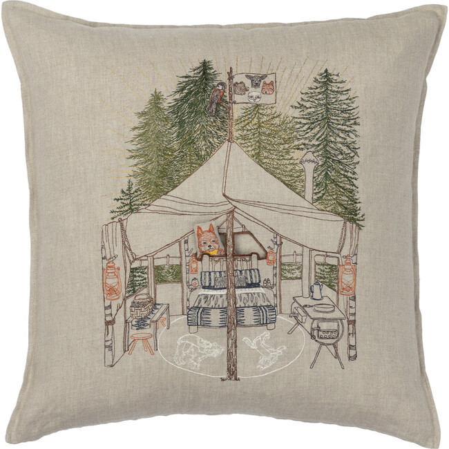 Camper Fox Pocket Pillow - Decorative Pillows - 1