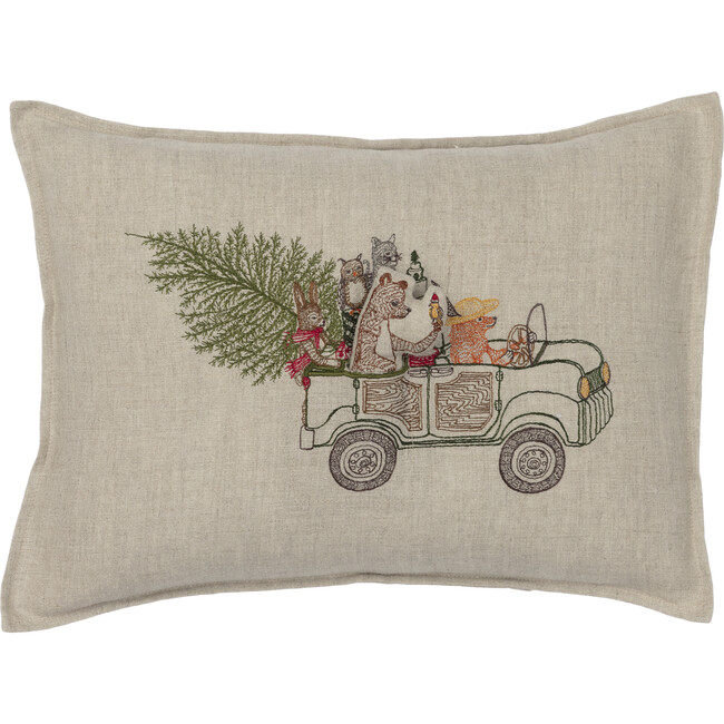 Christmas Tree Car Pocket Pillow - Accents - 1
