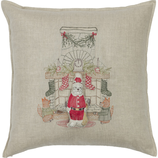 Chimney Santa Pocket Pillow - Accents - 4