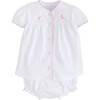 Pinpoint Layette Knit Set, Pink Giraffe - Mixed Apparel Set - 2