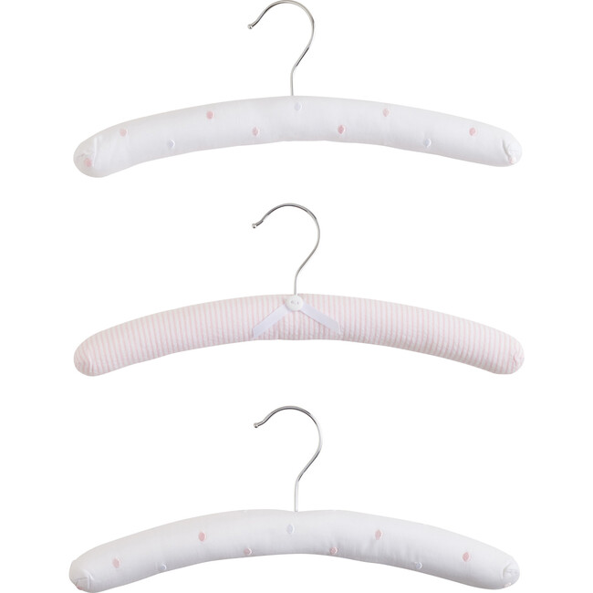 Polka Dot Hangers, Pink