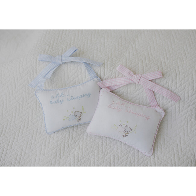 Baby Door Pillow, Blue - Pillows - 2
